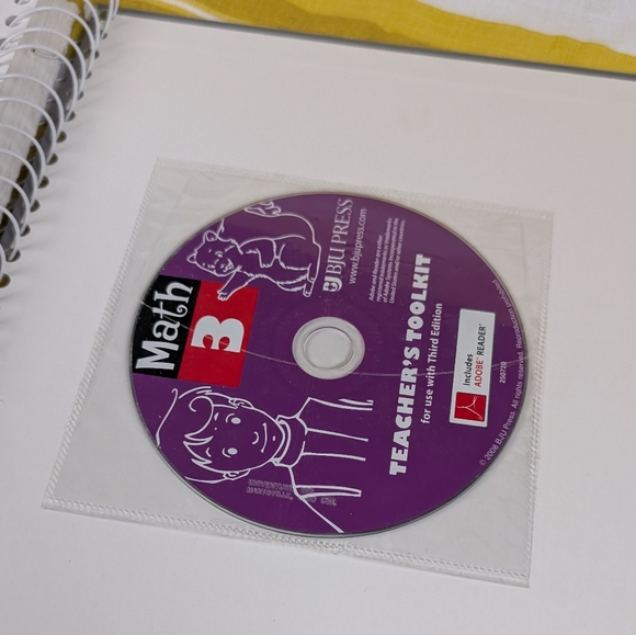 BJU Homeschool Math 3rd Grade Teachers Manual Third Edition CD Included - Picture 2 of 3